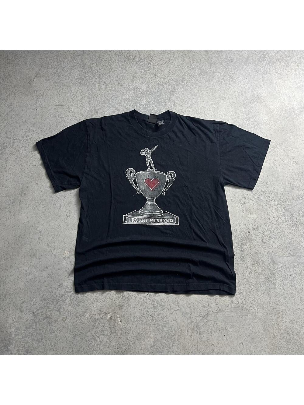 Trophy Husband Graphic T Shirt Sz. XL Humor Funny Y2K 100% Cotton
